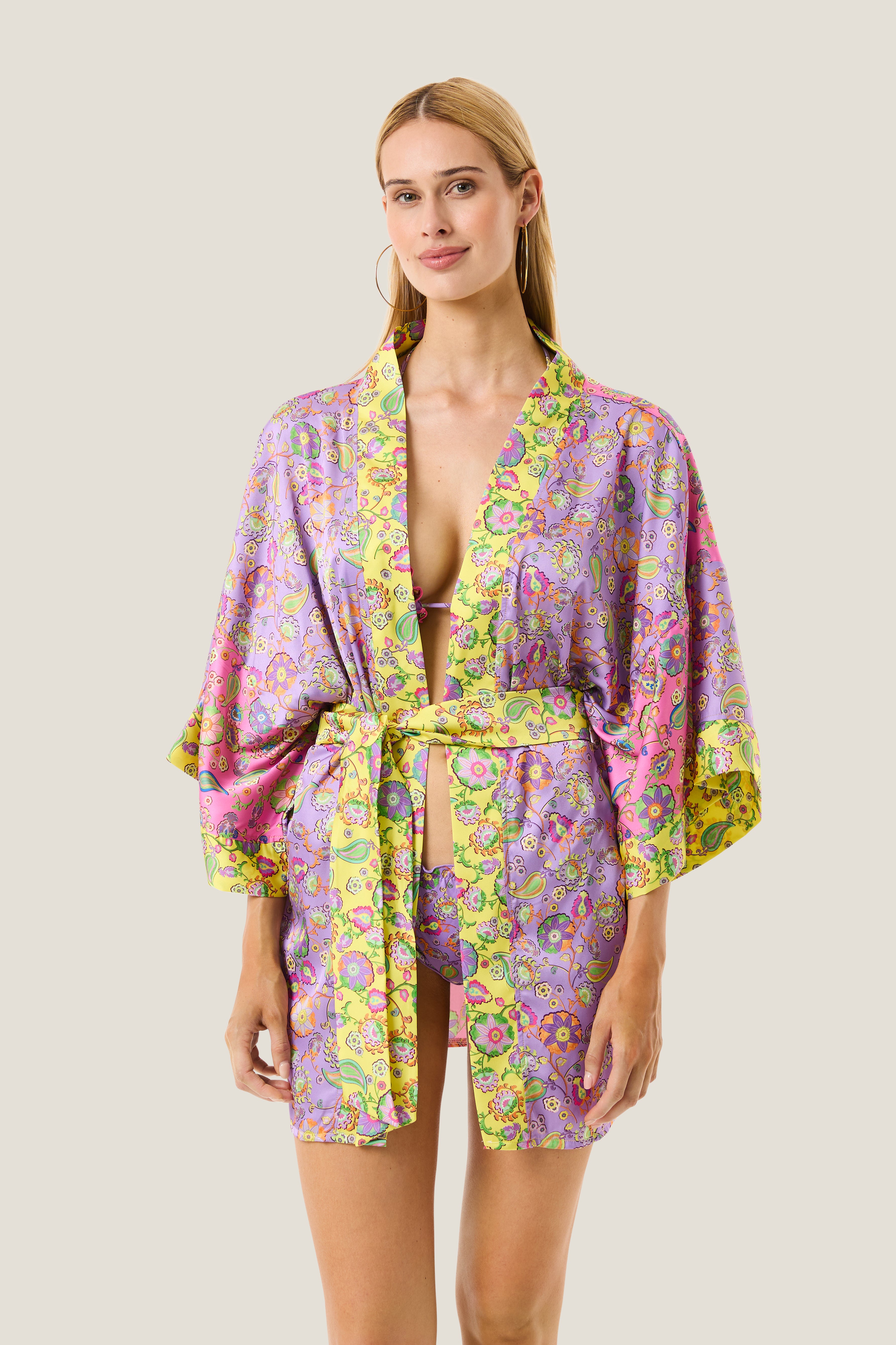 KIMONO CORTO BOHO CHIC