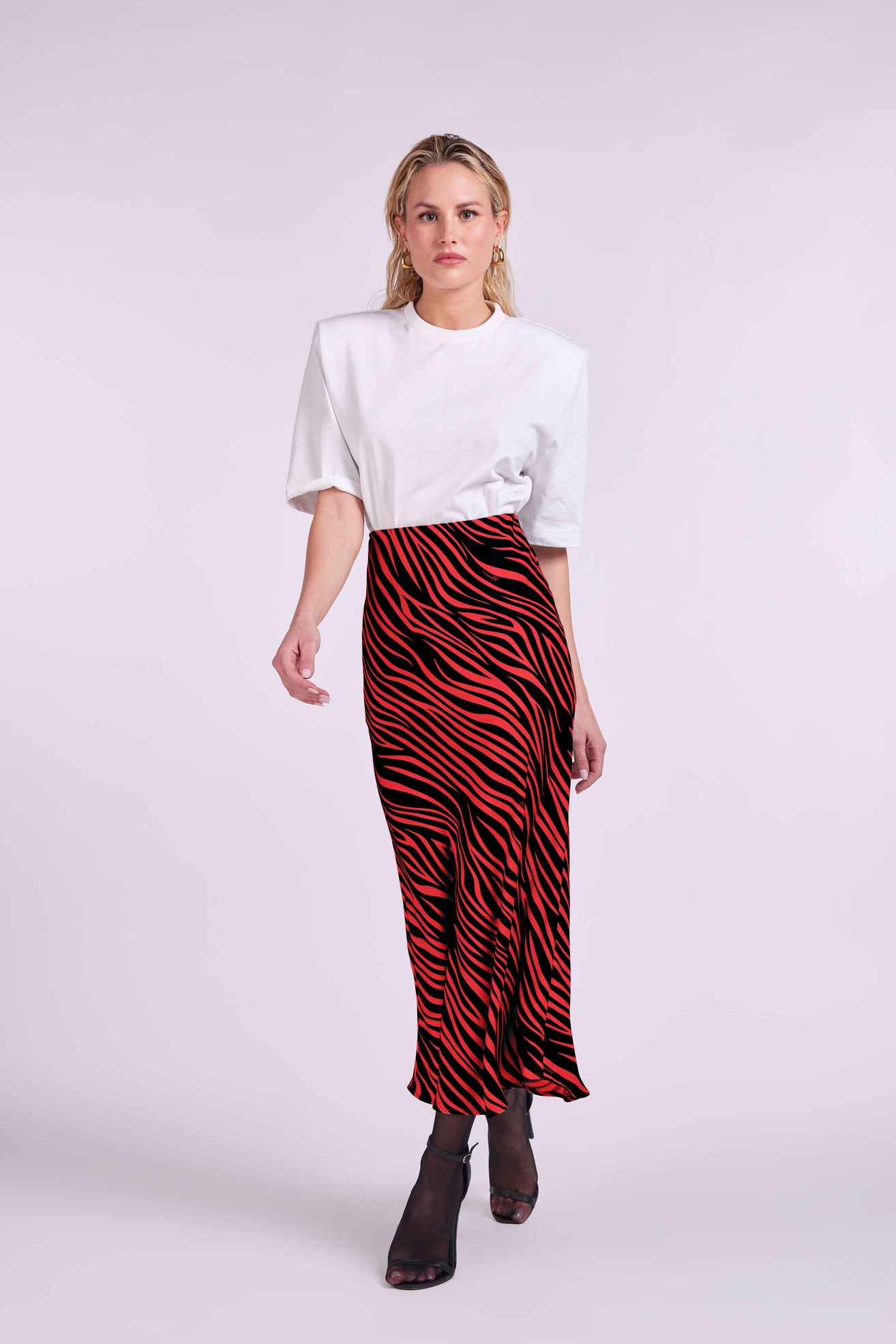 Long skirt fantasy zebra