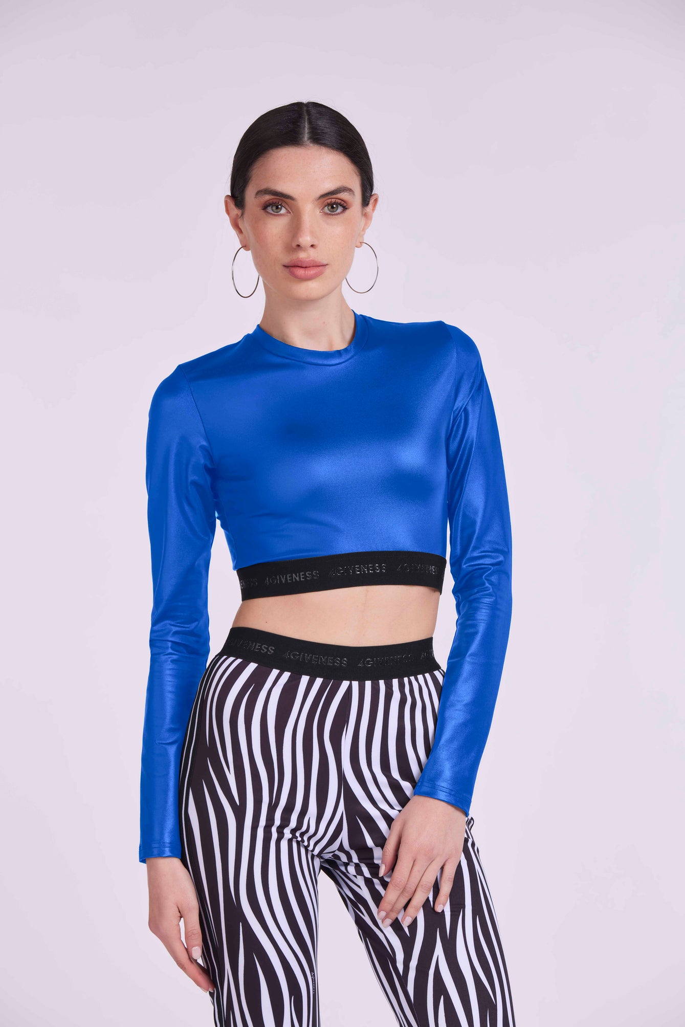 Long sleeve in Lycra with elastic logo