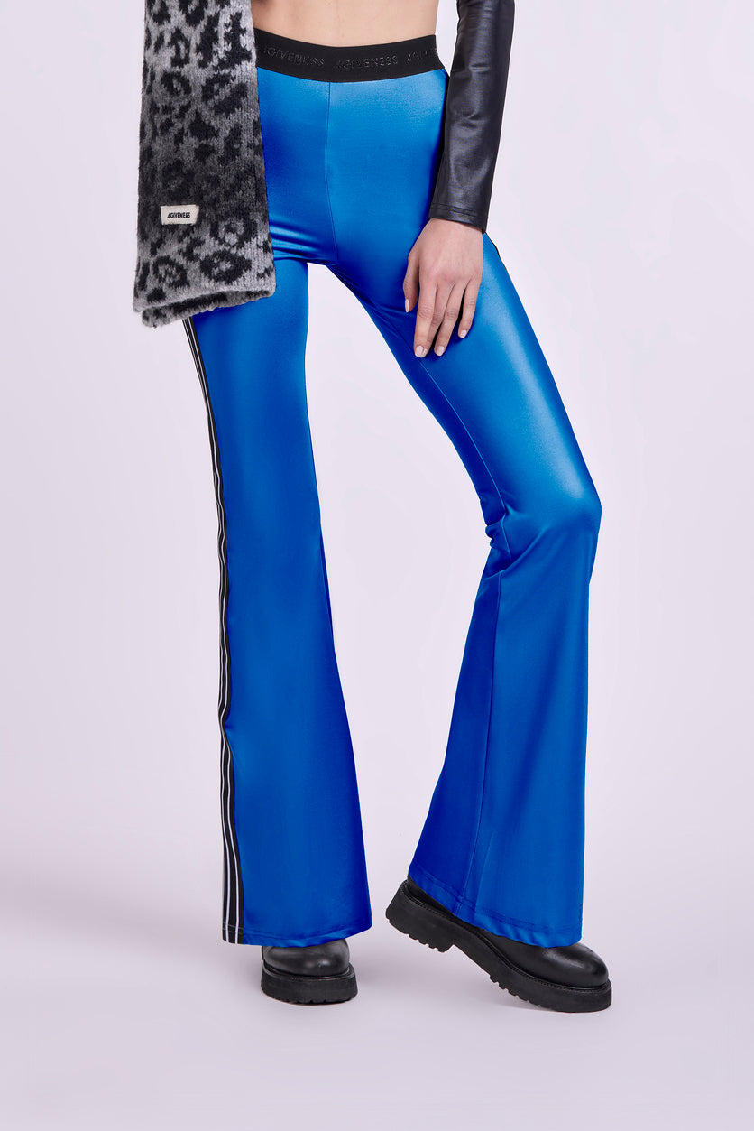 Lycra paw leggings with elastic band logo