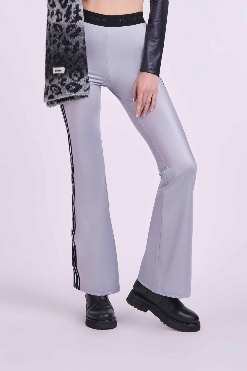 Lycra paw leggings with elastic band logo
