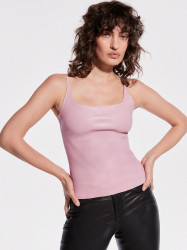 MEMPHIS STRETCH LEATHER TANK