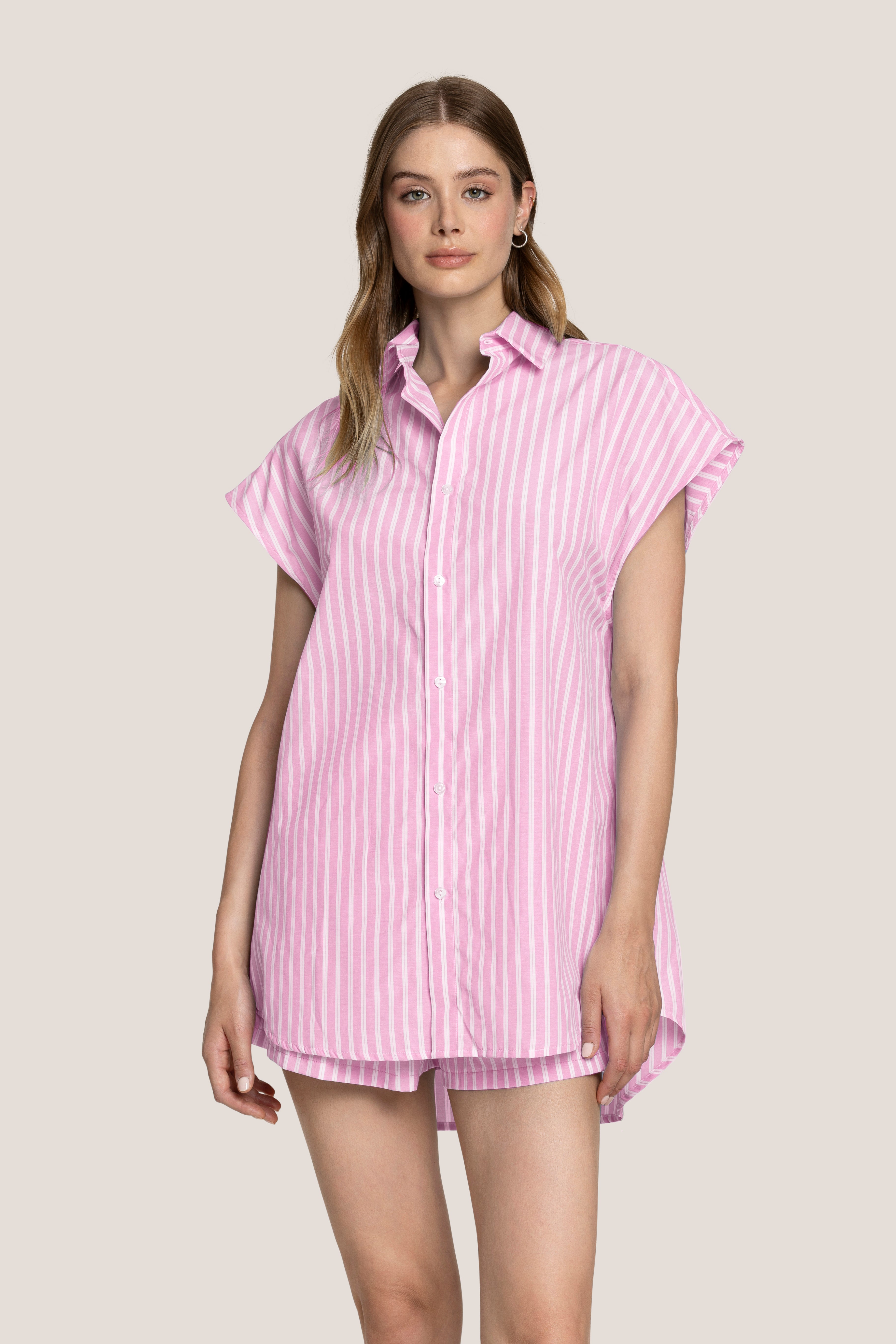 MINI DRESS VERTICAL LINES