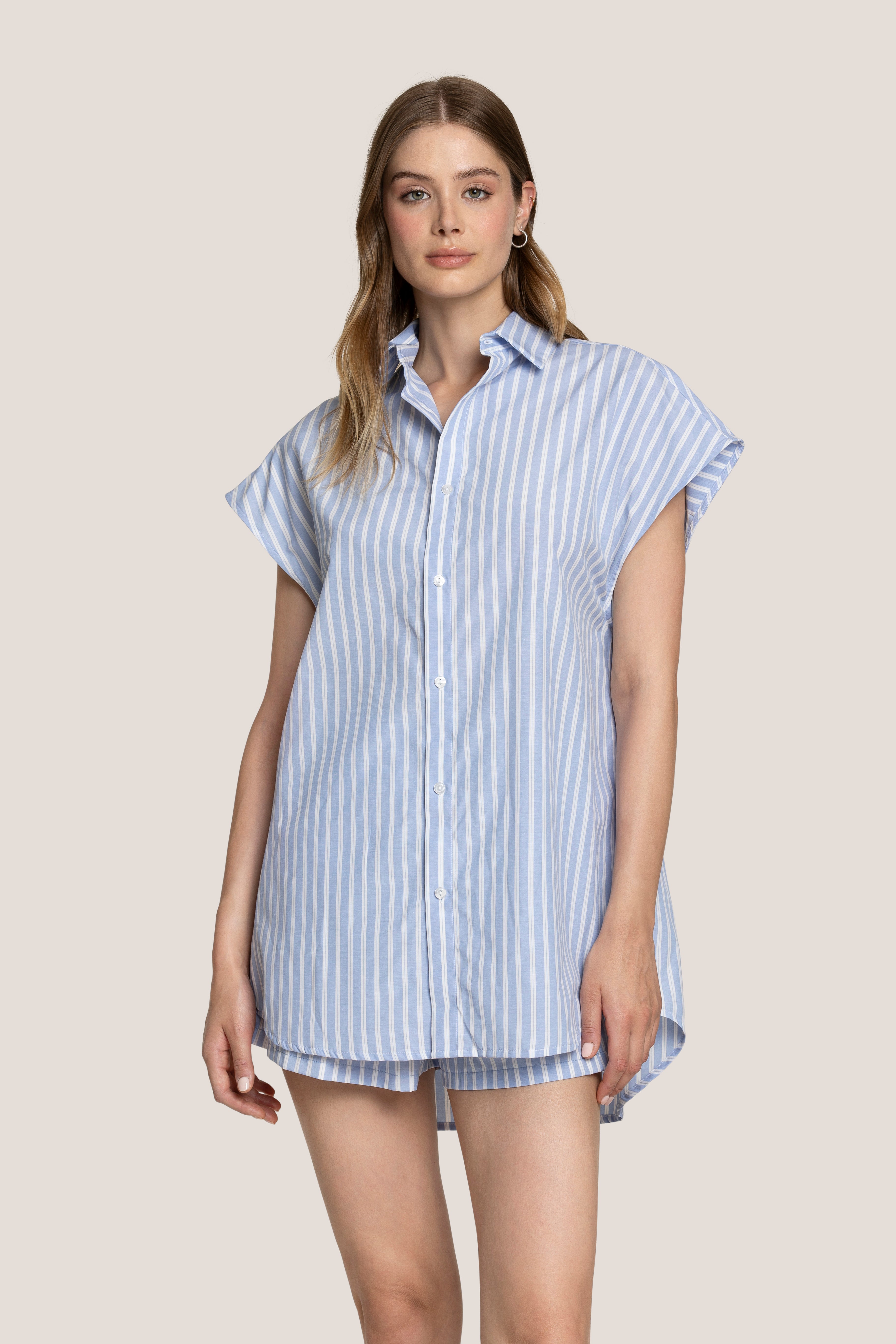 MINI DRESS VERTICAL LINES