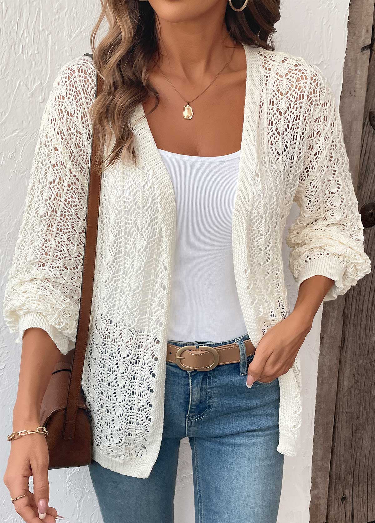Modlily Beige Light Cardigan - S