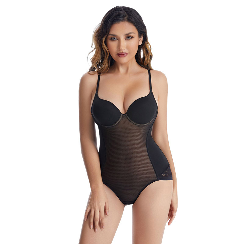 Modlily Black High Waisted Full Body Shaper - XXL