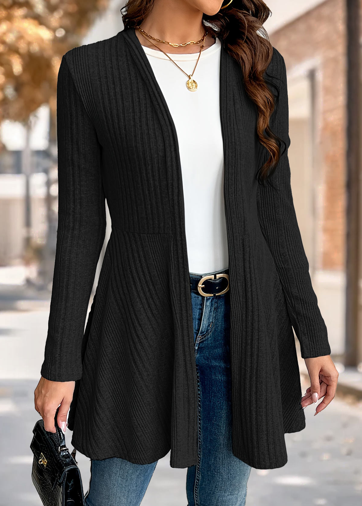 Modlily Black Knit Cardigan - S