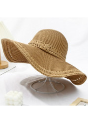 Modlily Dark Camel Color Foldable Visor Hat - One Size