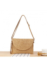 Modlily Dark Camel Color Magnetic Shoulder Bag - One Size