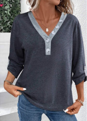 Modlily Dark Grey T Shirt - S
