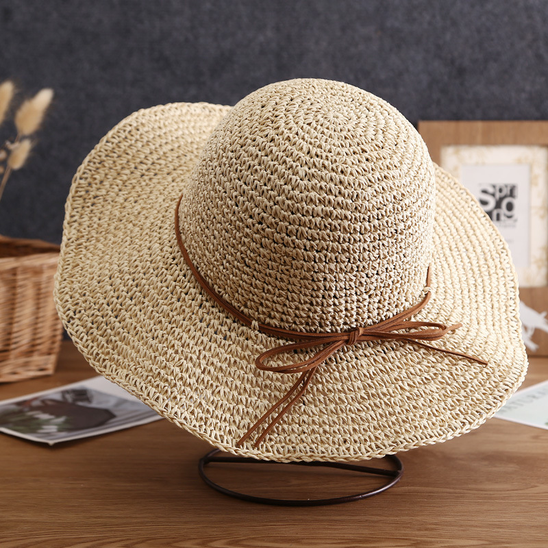 Modlily Light Camel Color Wide-brimmed Design Hat - One Size