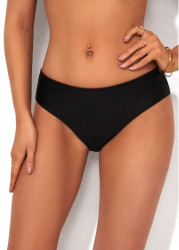 Modlily Low Waist Black Bikini Bottom for Women - XL