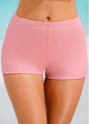 Modlily Mid Waisted Light Pink Swimwear Shorts - XL