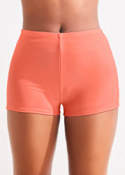 Modlily Mid Waisted Stretchy Pink Swimwear Shorts - XL