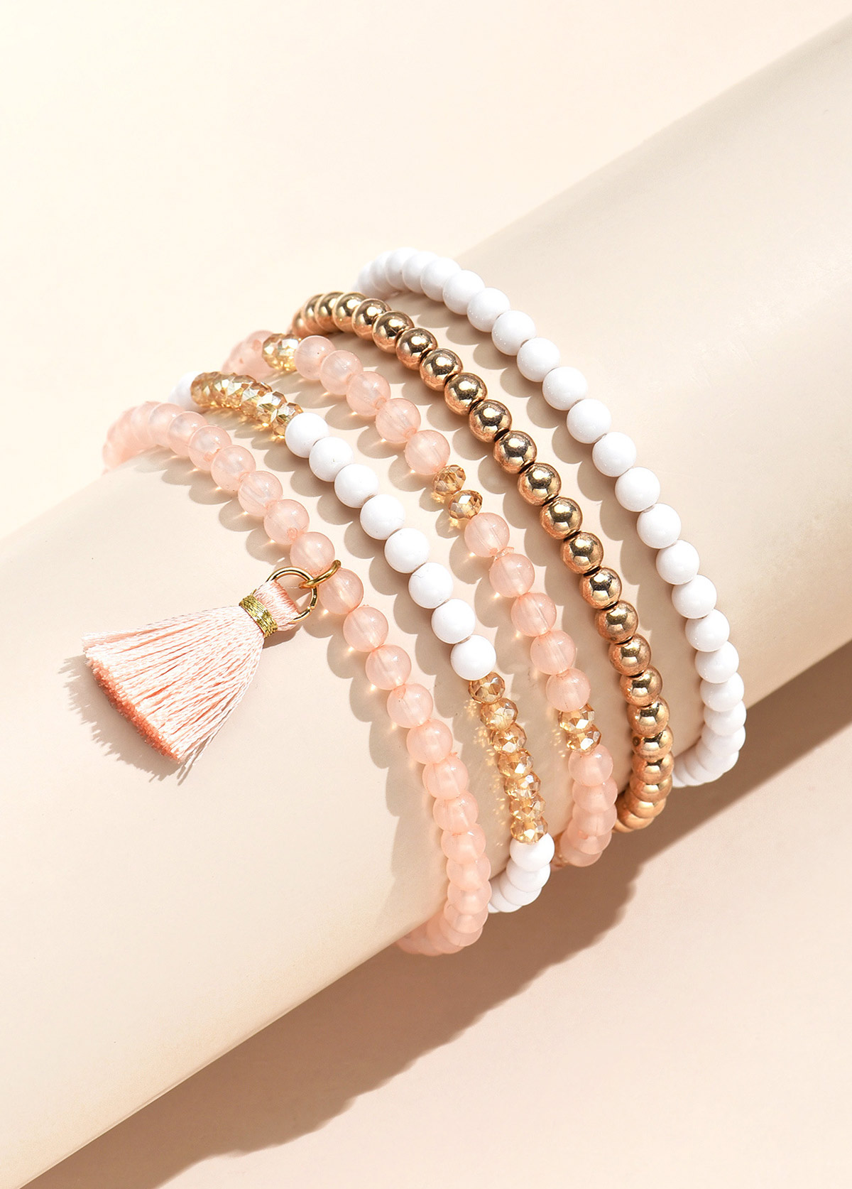 Modlily Multi Color Round Seed Beads Bracelets - One Size