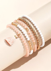 Modlily Multi Color Round Seed Beads Bracelets - One Size