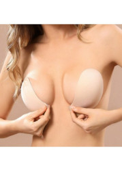 Modlily Sexy Babydoll Lingerie Chemises Skin Color Push-up Nubra Pack Set - D