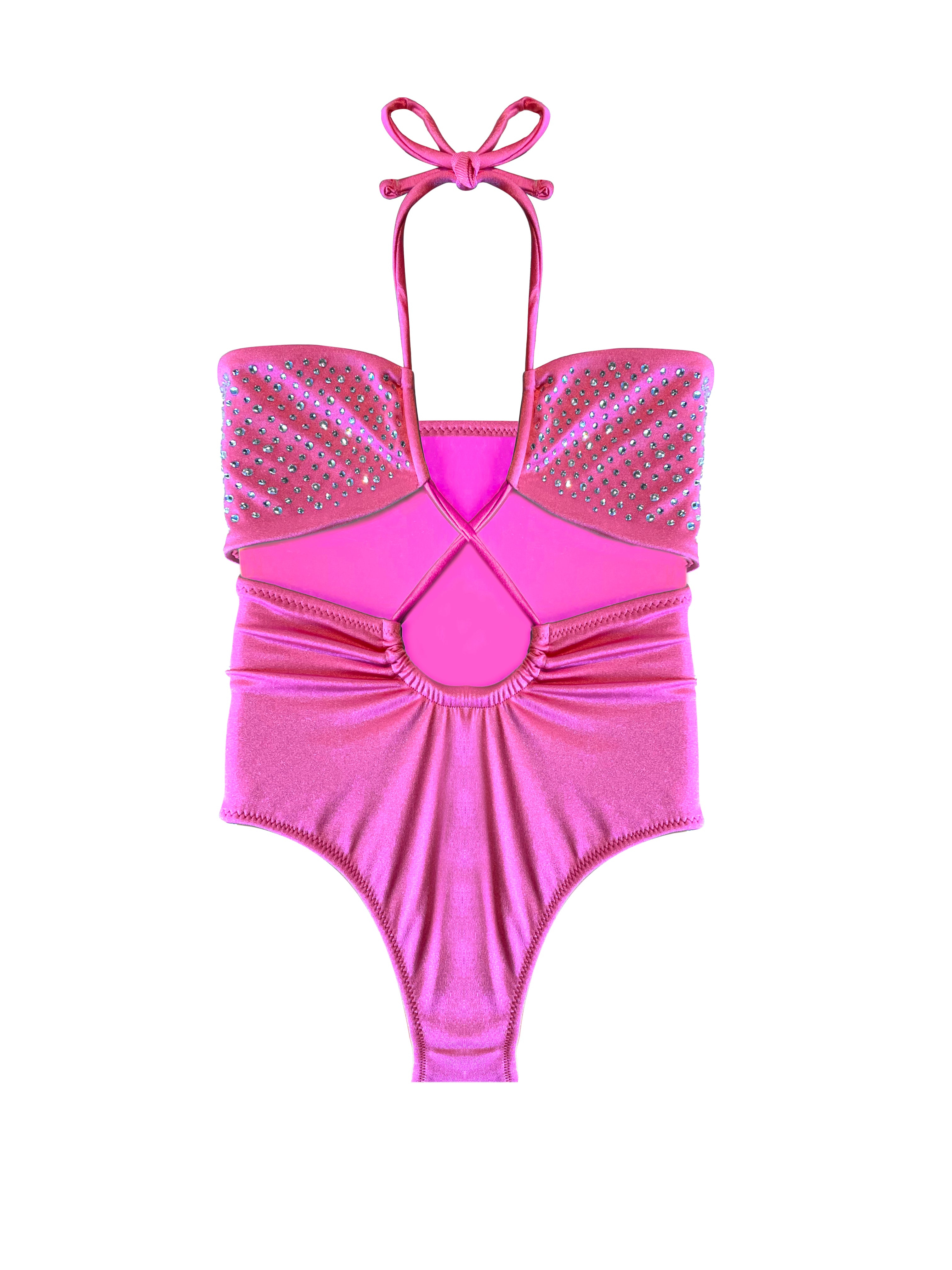 MONOKINI GIRL INTERO STARRY DIAMONDS