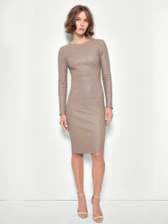 MRS. SMITH STRETCH LEATHER DRESS
