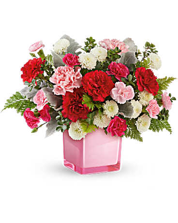 Multi-Colored | Carnations | Tranquil Love Bouquet | Same Day Flower Delivery by Teleflora