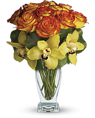 Multi-Colored | Mixed Bouquets | Aloha Sunset Bouquet | Same Day Flower Delivery by Teleflora