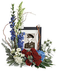 Multi-Colored | Mixed Bouquets | Always With Us Photo Tribute Bouquet | Same Day Flower Delivery by Teleflora
