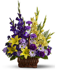 Multi-Colored | Mixed Bouquets | Basket Of Memories | Same Day Flower Delivery by Teleflora