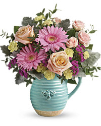 Multi-Colored | Mixed Bouquets | Bee Delighted Bouquet | Same Day Flower Delivery by Teleflora