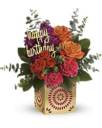Multi-Colored | Mixed Bouquets | Birthday Sparkle Bouquet | Same Day Flower Delivery by Teleflora
