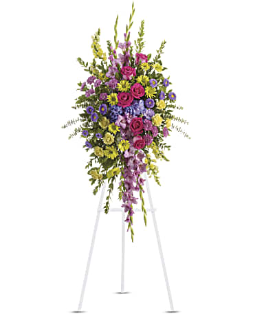 Multi-Colored | Mixed Bouquets | Bright And Beautiful Spray | Same Day Flower Delivery by Teleflora