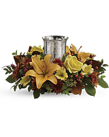 Multi-Colored | Mixed Bouquets | Glowing Gathering Centerpiece | Same Day Flower Delivery by Teleflora