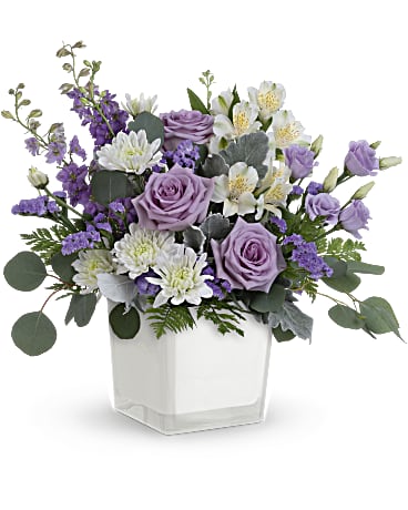 Multi-Colored | Mixed Bouquets | Honey Lavender Blooms Bouquet | Same Day Flower Delivery by Teleflora