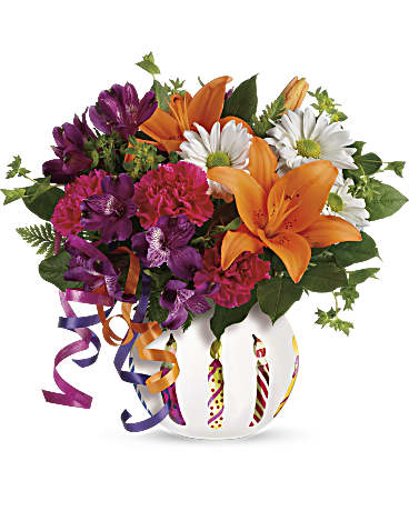 Multi-Colored | Mixed Bouquets | Party Starter Bouquet | Same Day Flower Delivery by Teleflora