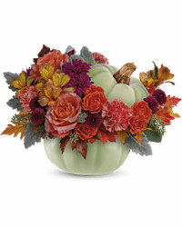 Multi-Colored | Mixed Bouquets | Sage Harvest Bouquet | Same Day Flower Delivery by Teleflora