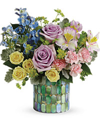 Multi-Colored | Mixed Bouquets | Stained Glass Blooms Bouquet | Same Day Flower Delivery by Teleflora