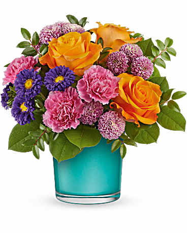 Multi-Colored | Mixed Bouquets | Topaz Harmony Bouquet | Same Day Flower Delivery by Teleflora