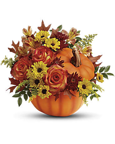 Multi-Colored | Mixed Bouquets | Warm Fall Wishes Bouquet | Same Day Flower Delivery by Teleflora