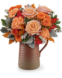 Multi-Colored | Roses | Cider & Clay Bouquet | Same Day Flower Delivery by Teleflora