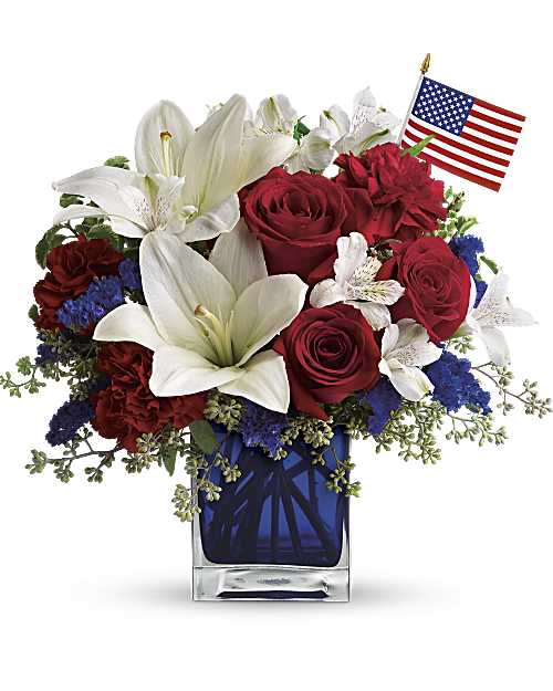 Multi-Colored | Mixed Bouquets | America The Beautiful | Same Day Flower Delivery by Teleflora