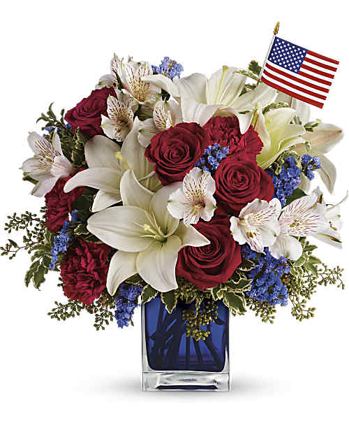 Multi-Colored | Mixed Bouquets | America The Beautiful | Same Day Flower Delivery by Teleflora