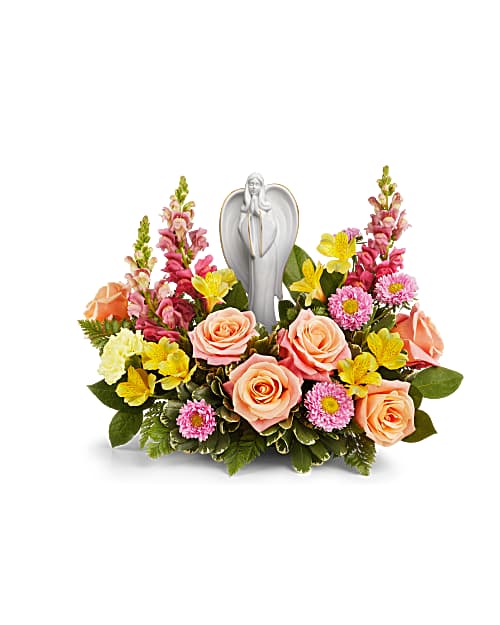 Multi-Colored | Mixed Bouquets | Angelic Bloom Bouquet | Same Day Flower Delivery by Teleflora