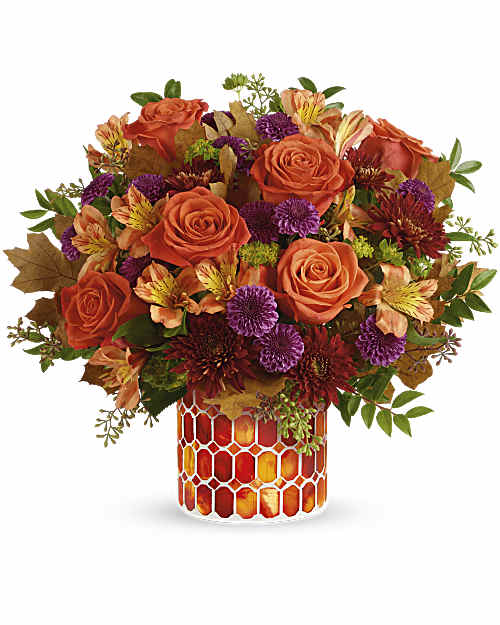 Multi-Colored | Mixed Bouquets | Autumn Radiance Bouquet | Same Day Flower Delivery by Teleflora