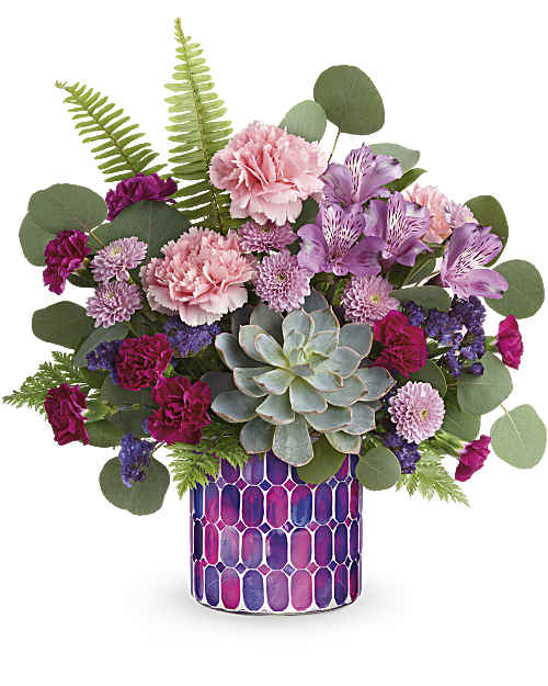 Multi-Colored | Mixed Bouquets | Bedazzling Beauty Bouquet | Same Day Flower Delivery by Teleflora
