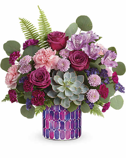 Multi-Colored | Mixed Bouquets | Bedazzling Beauty Bouquet | Same Day Flower Delivery by Teleflora