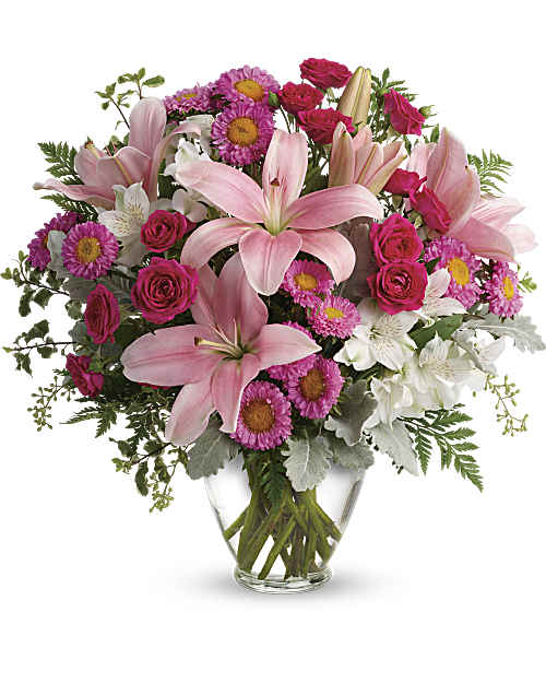 Multi-Colored | Mixed Bouquets | Blush Rush Bouquet | Same Day Flower Delivery by Teleflora