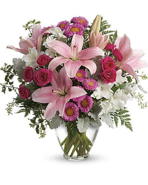 Multi-Colored | Mixed Bouquets | Blush Rush Bouquet | Same Day Flower Delivery by Teleflora