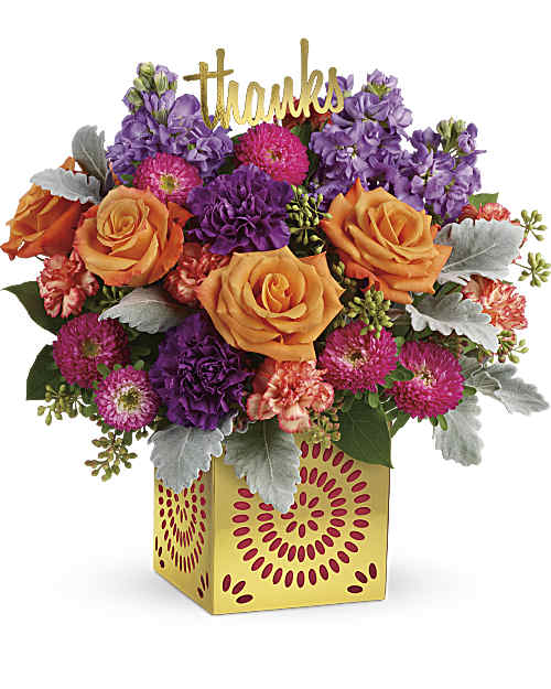 Multi-Colored | Mixed Bouquets | Bold Beauty Bouquet | Same Day Flower Delivery by Teleflora
