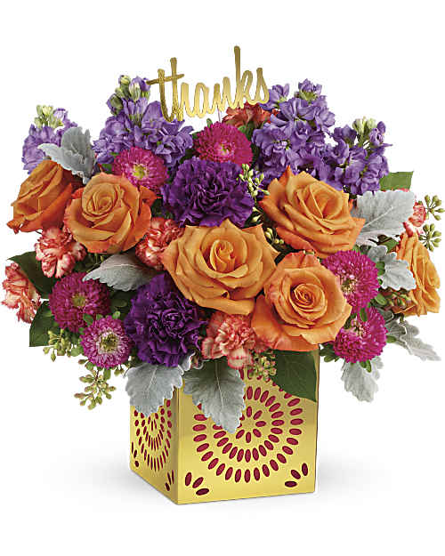 Multi-Colored | Mixed Bouquets | Bold Beauty Bouquet | Same Day Flower Delivery by Teleflora