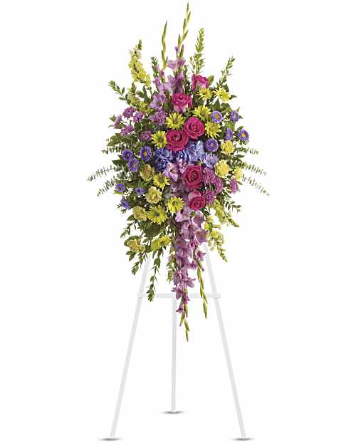 Multi-Colored | Mixed Bouquets | Bright And Beautiful Spray | Same Day Flower Delivery by Teleflora