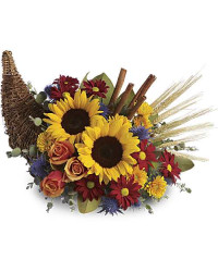 Multi-Colored | Mixed Bouquets | Classic Cornucopia | Same Day Flower Delivery by Teleflora